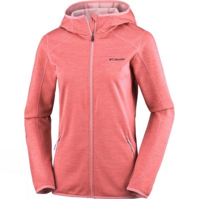 Fleece Columbia Sapphire Trail Hooded Full Zip Mujer - Coral - Chile SVR894127